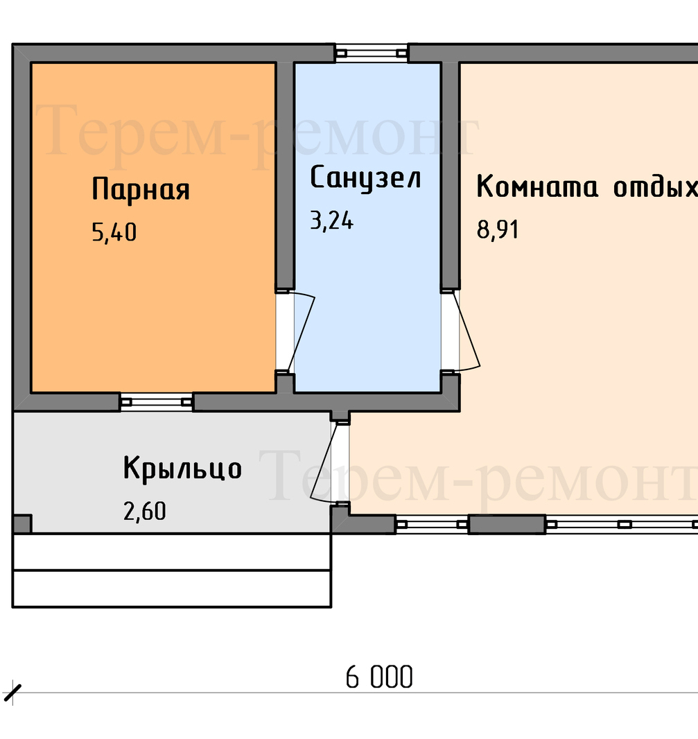 Проект каркасного дома Д20