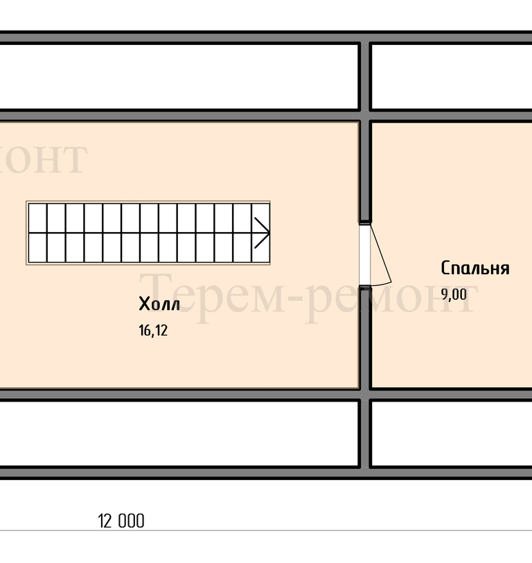 Проект каркасного дома Д87